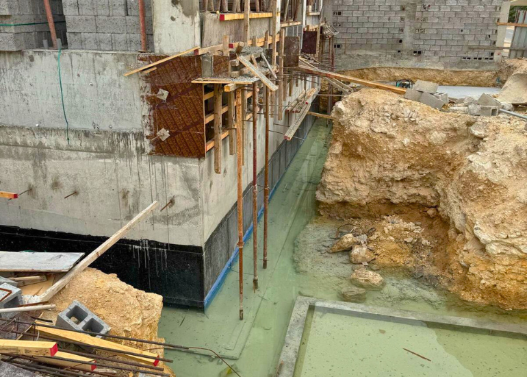 Basement Insulation with Crestline System in Umm Al Amad – 20-Year Warranty