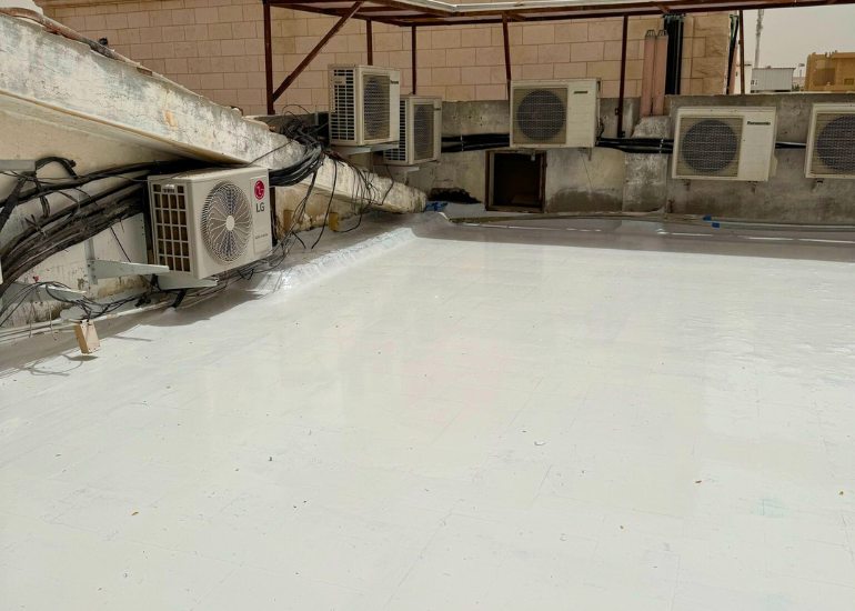 Roof Insulation with PU Coating in Al Markhiya – 10-Year Waterproof Warranty
