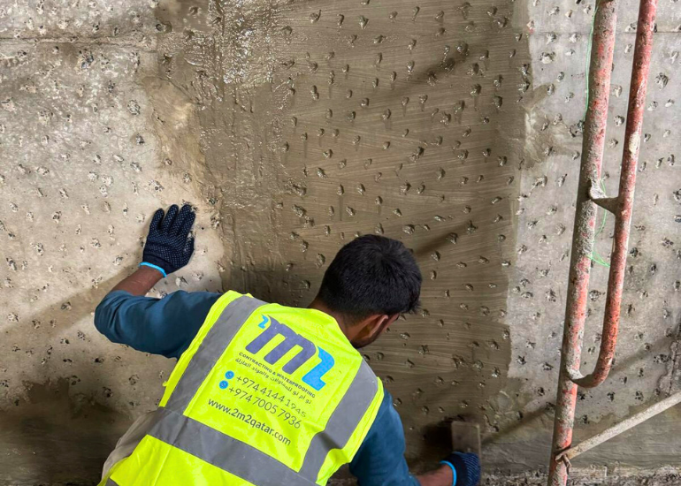 Basement Insulation with Crestline System in Umm Al Amad – 20-Year Warranty