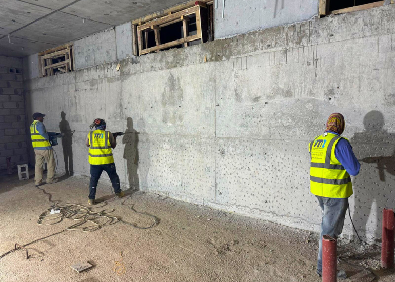 Basement Insulation with Crestline System in Umm Al Amad – 20-Year Warranty